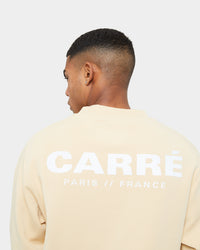 Carre Premium Motion Crewneck Cappuccino/Grey