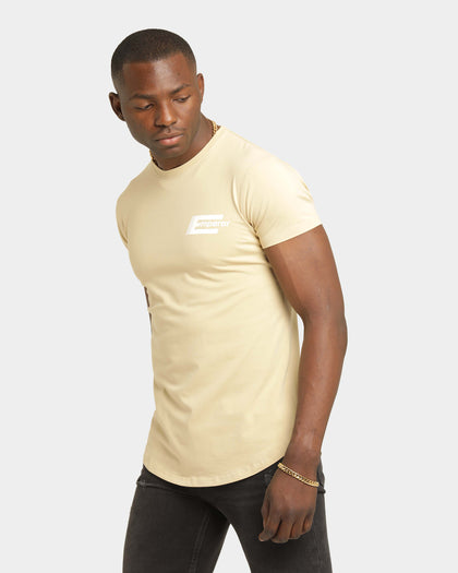 Emperor Apparel Distinction After Dark Short Sleeve T-Shirt Sand/White