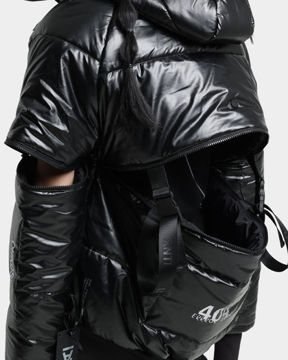 The Anti Order Anti Joy Technical Puffer Jacket Black/Silver