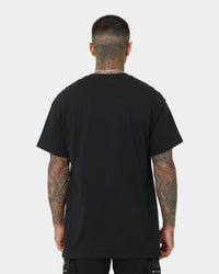 Goat Crew Drip Logo T-Shirt Black/Blue/Orange