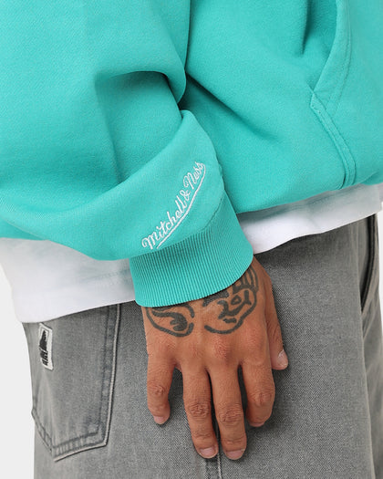 Mitchell & Ness Charlotte Hornets Point Guard Hoodie Faded Teal