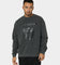 Majestic Athletic Las Vegas Raiders Tonals Logo Stack Crewneck Gunmetal