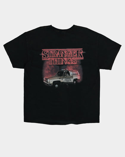 Goat Crew X Stranger Things Chief Hopper Vintage T-Shirt Black Wash
