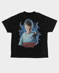 Goat Crew X Stranger Things Eleven Premium Vintage T-Shirt Black Wash