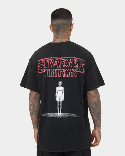 Goat Crew X Stranger Things Eleven Premium Vintage T-Shirt Black Wash
