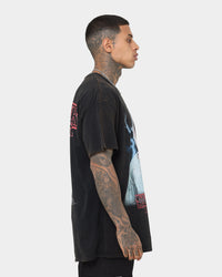 Goat Crew X Stranger Things Eleven Premium Vintage T-Shirt Black Wash