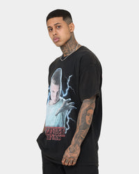 Goat Crew X Stranger Things Eleven Premium Vintage T-Shirt Black Wash