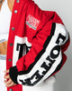 Loiter Motor Sport Jacket Red/Off White