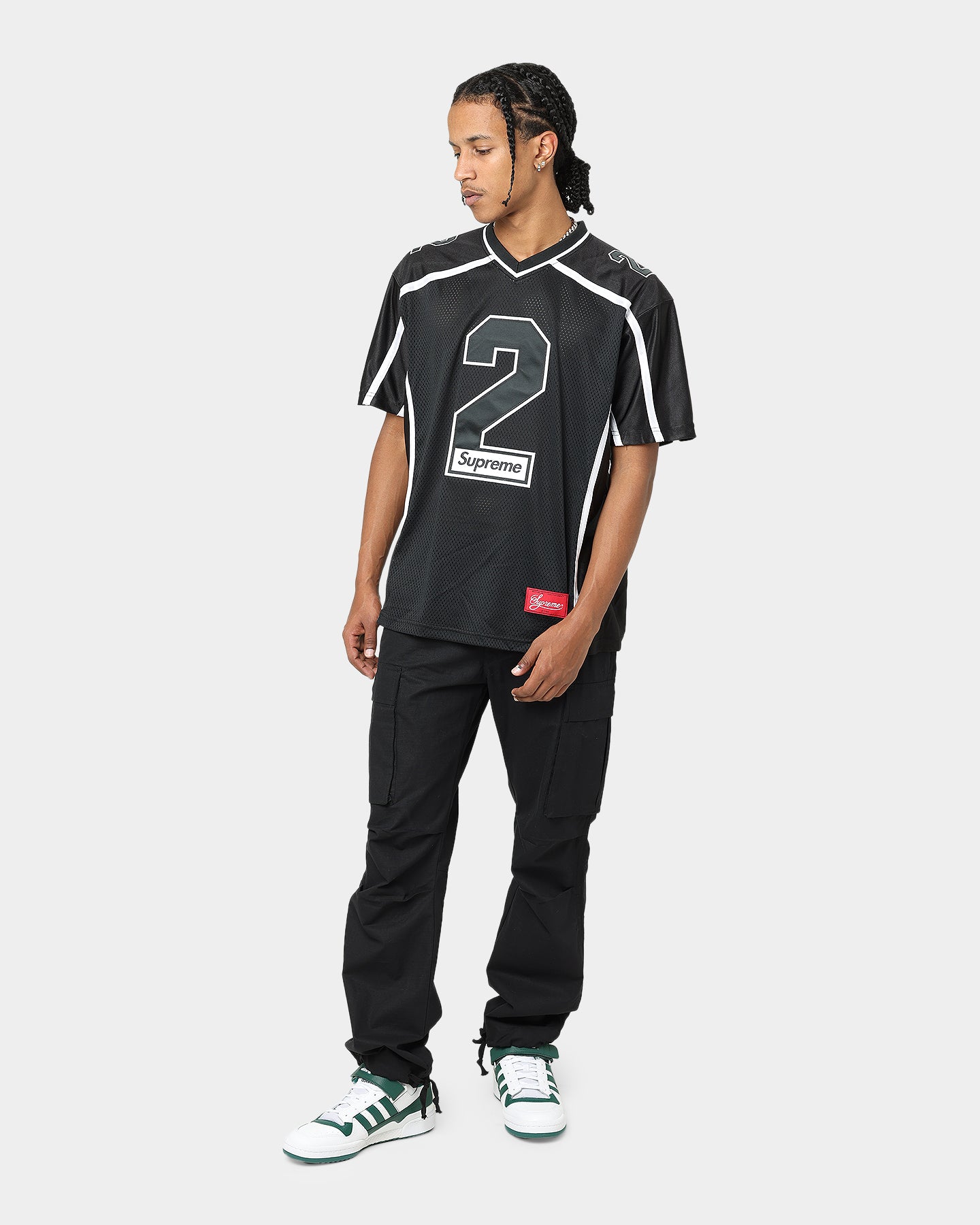 Supreme Paint Football Jersey Black | Culture Kings NZ
