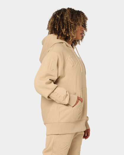 Carré CP Impression Classic Hoodie Stone