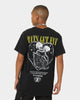 Rats Get Fat By Your Side Vintage T-Shirt Black Wash