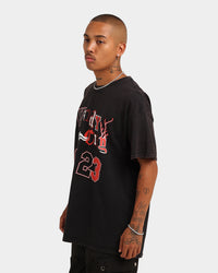 Goat Crew Windy City Vintage T-Shirt Black Wash