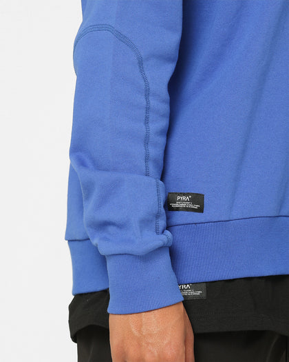 Pyra Classic Curved Crewneck Blue