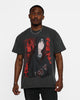 Goat Crew X Naruto Itachi Heavyweight Vintage T-Shirt Black Wash