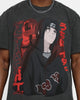 Goat Crew X Naruto Itachi Heavyweight Vintage T-Shirt Black Wash
