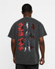 Goat Crew X Naruto Itachi Heavyweight Vintage T-Shirt Black Wash
