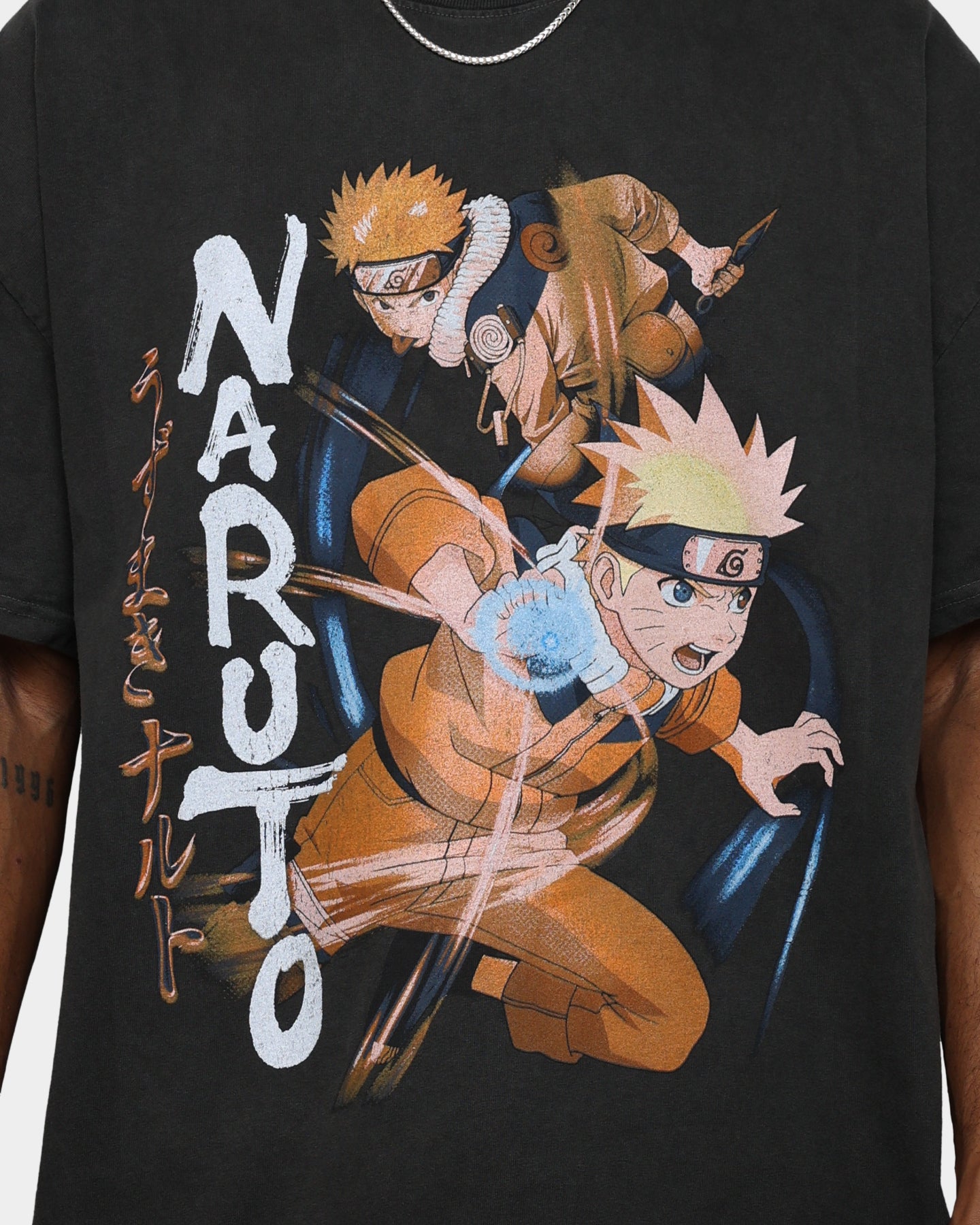 NARUTO ペイン Goat Crew Tシャツ XL 古着 ヴィンテージ Goat Crew X Naruto Heavyweight Vintage T-Shirt Black Wash