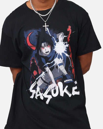 Goat Crew X Naruto Sasuke Premium Vintage T-Shirt Black