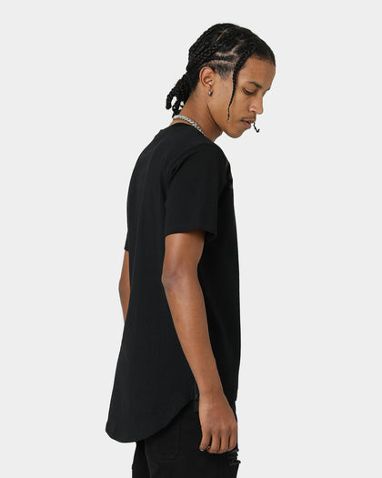 Carré Gothic Collar Droptail T-Shirt Black