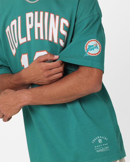 Mitchell & Ness Miami Dolphins Dan Marino N&N Oversized T-Shirt Faded Teal