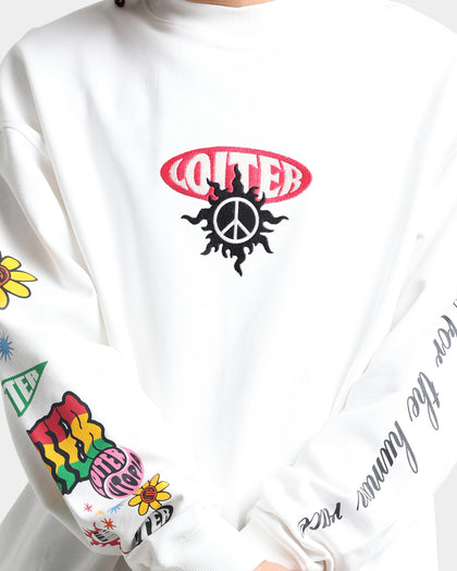 Loiter Day Dream Crewneck Off White