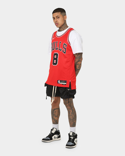 Nike Zach LaVine Chicago Bulls #8 Icon Edition 2022/23 Nike Dri-FIT NBA Swingman Jersey University Red
