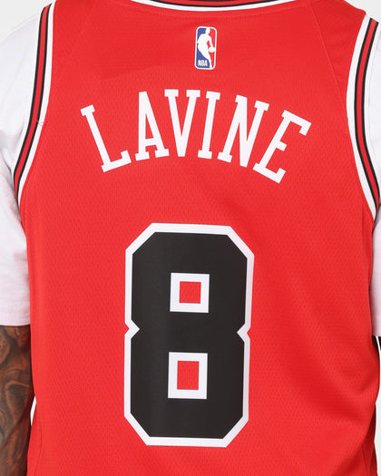 Nike Zach LaVine Chicago Bulls #8 Icon Edition 2022/23 Nike Dri-FIT NBA Swingman Jersey University Red