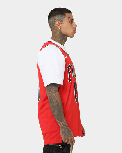 Nike Zach LaVine Chicago Bulls #8 Icon Edition 2022/23 Nike Dri-FIT NBA Swingman Jersey University Red