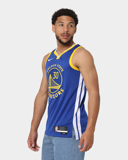 Nike Stephen Curry San Francisco Golden State Warriors #30 Icon Edition 2022/23 Nike Dri-FIT NBA Swingman Jersey Rush Blue