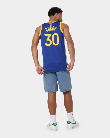 Nike Stephen Curry San Francisco Golden State Warriors #30 Icon Edition 2022/23 Nike Dri-FIT NBA Swingman Jersey Rush Blue