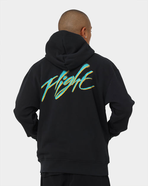 Jordan Essential Flight Graphic Fleece Hoodie Black/New Emerald