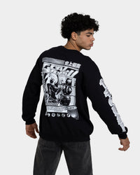 Goat Crew Anime Crewneck Black
