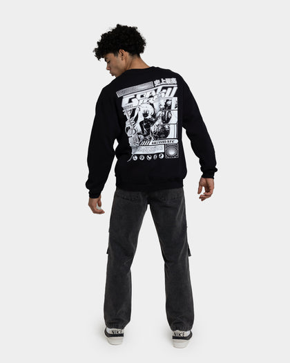 Goat Crew Anime Crewneck Black
