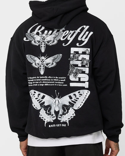 Rats Get Fat Butterfly Effect Hoodie Black