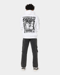 Goat Crew Anime Hoodie White