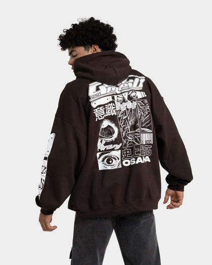 Goat Crew Osaka Hoodie Brown
