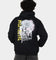 Rats Get Fat Paint Flower Hoodie Black