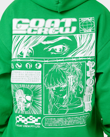 Goat Crew Harajuku Hoodie Green