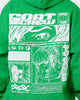 Goat Crew Harajuku Hoodie Green