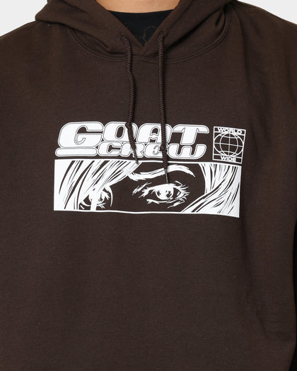Goat Crew Harajuku Hoodie Brown