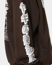 Goat Crew Harajuku Hoodie Brown
