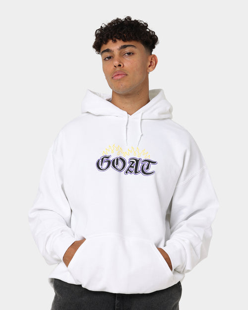Goat Crew King Skeleton Hoodie White