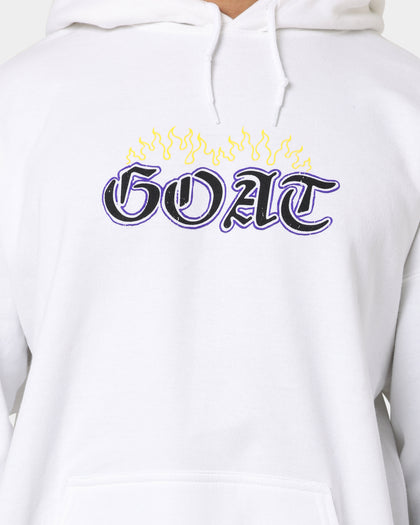 Goat Crew King Skeleton Hoodie White