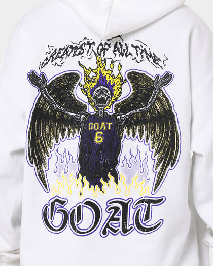Goat Crew King Skeleton Hoodie White