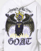 Goat Crew King Skeleton Hoodie White