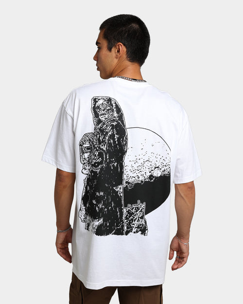 Rats Get Fat X Funeral French FF Reaper T-Shirt White