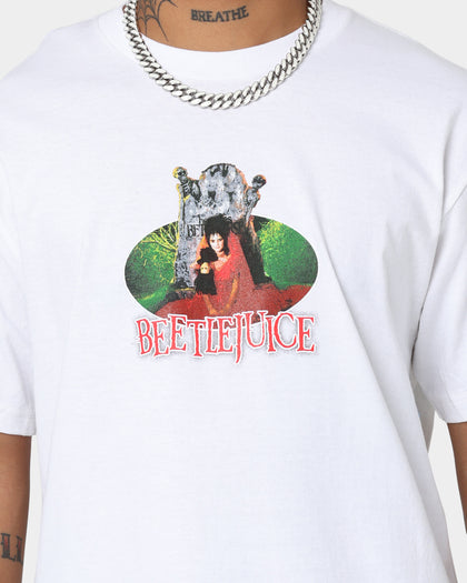 American Thrift X Beetlejuice Lydia T-Shirt White