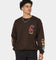 Goat Crew Too Weird To Live Vintage Crewneck Brown