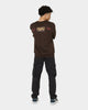 Goat Crew Too Weird To Live Vintage Crewneck Brown