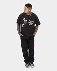 Rodman Brand 48 Hours In Vegas Vintage T-Shirt Black Wash